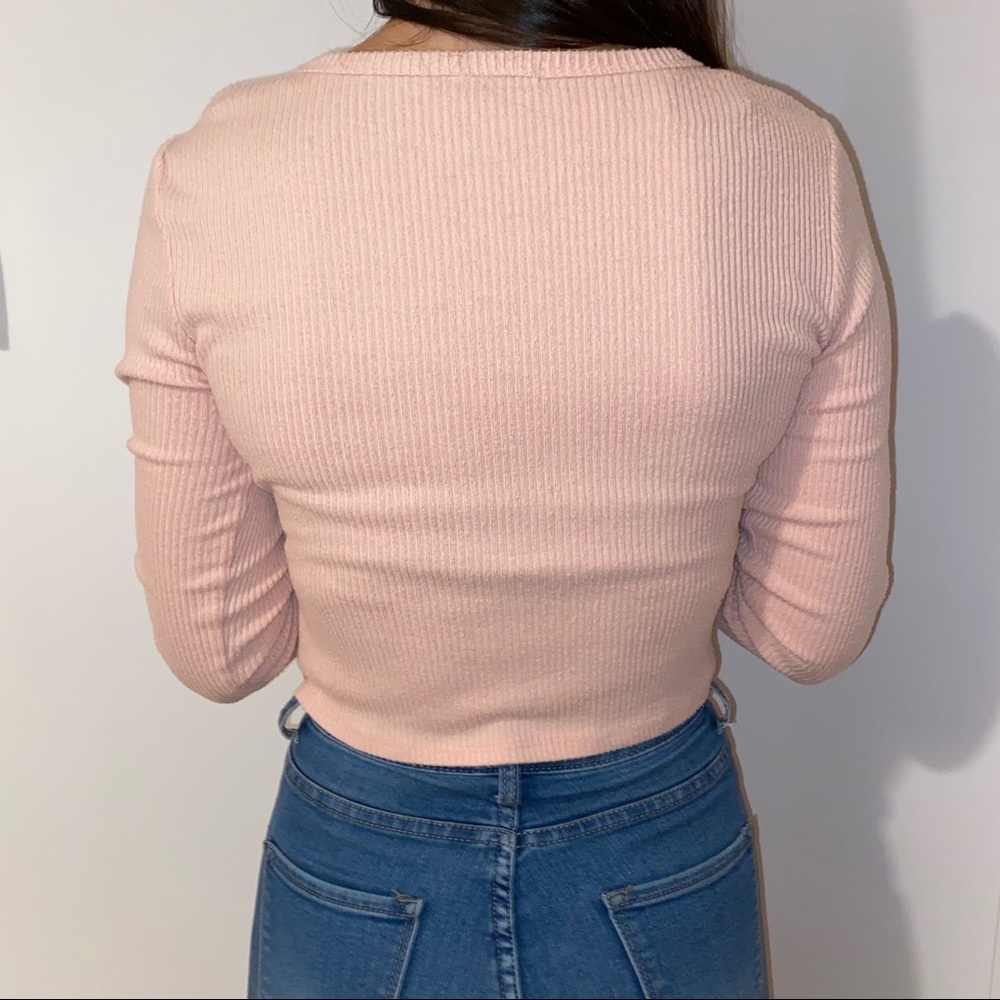 Pink long sleeve tee - Picture 3 of 3